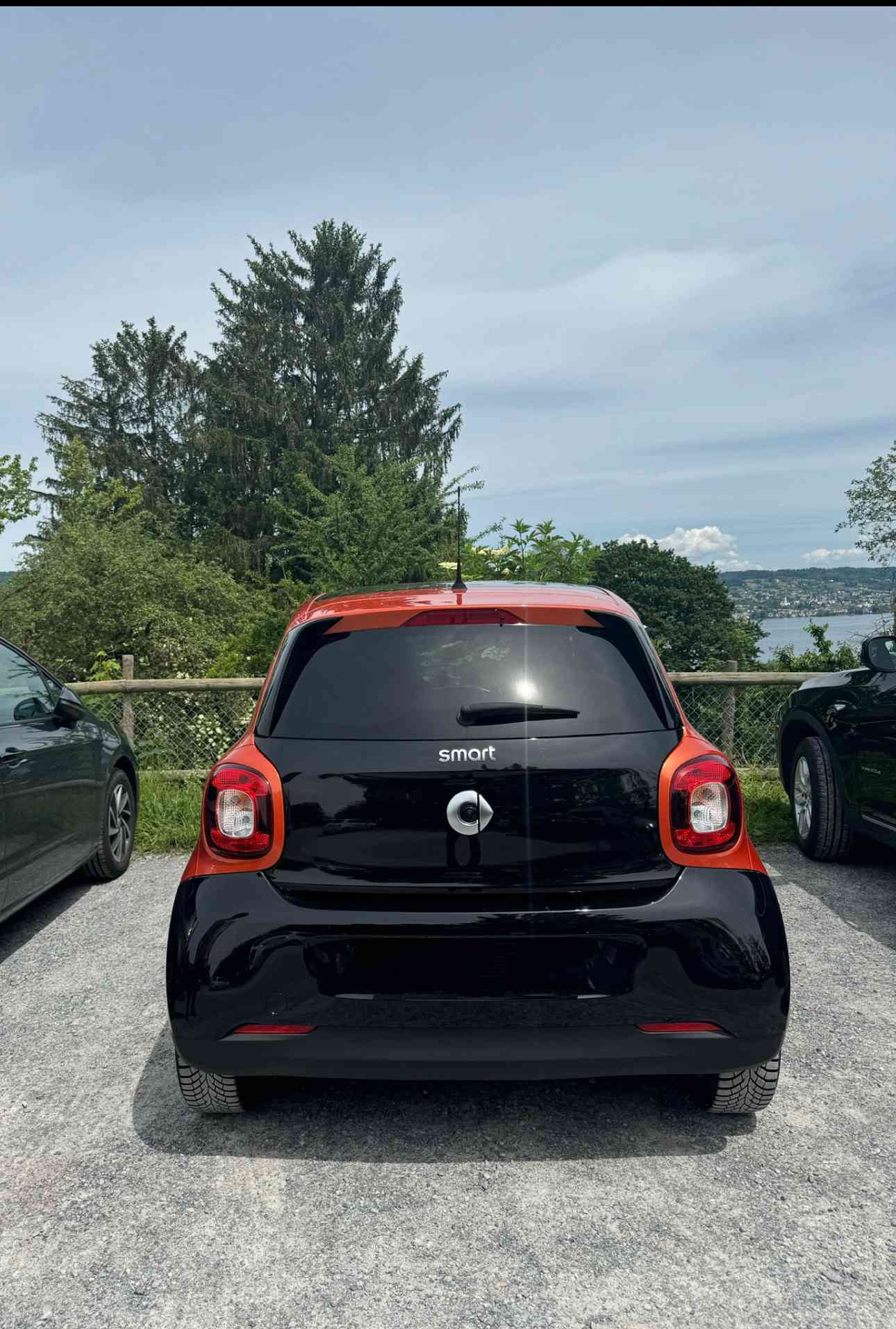 Smart, ForFour, Automatik, Panoramadach, Navi, Tempomat, City Car, Kleinwagen, Gepflegt, Occasion, Smart Passion, 90 PS, Top Zustand, Schweiz Auto, Zürich, Kilchberg, Leichtmetallfelgen, Bluetooth