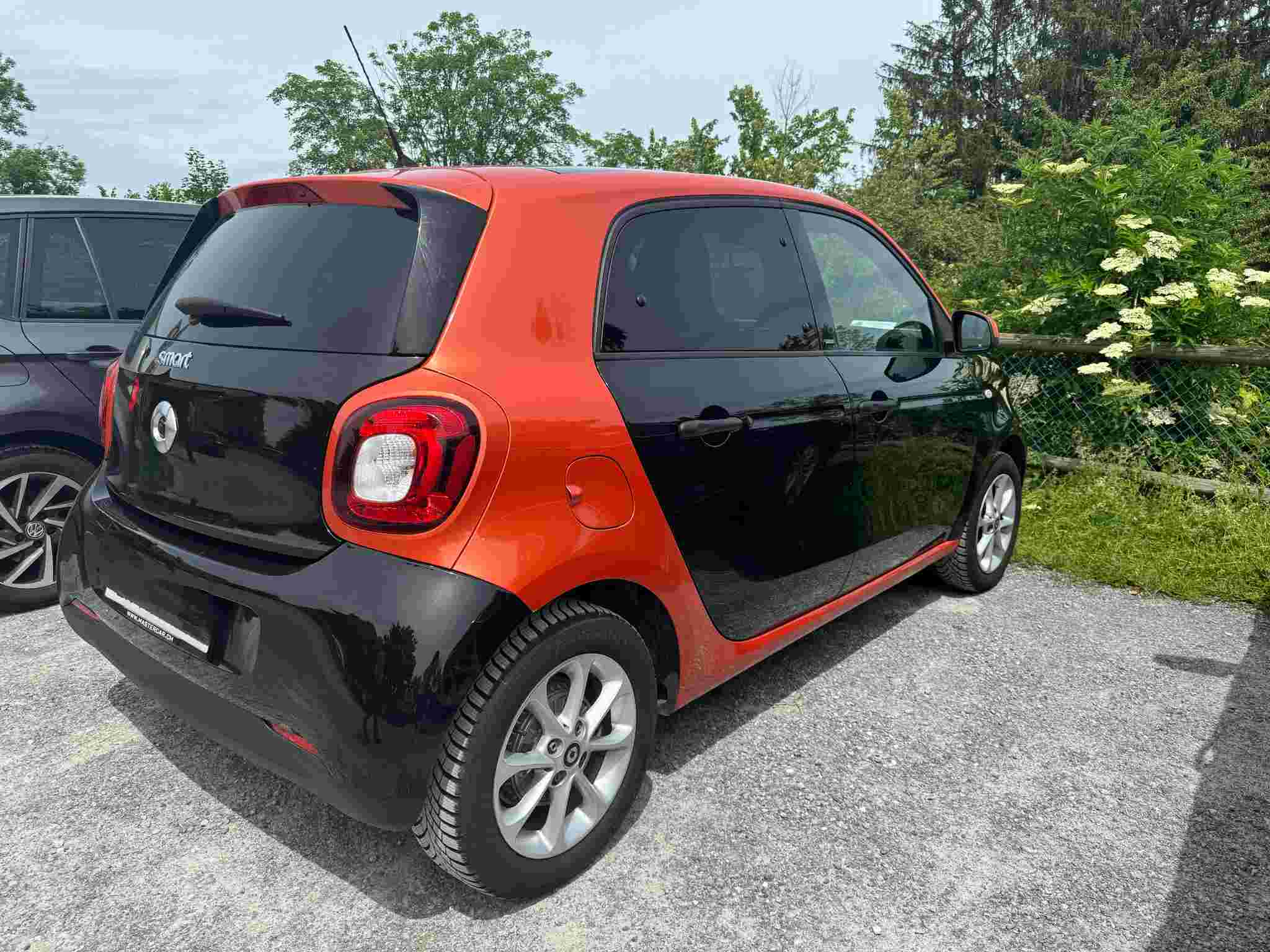 Smart, ForFour, Automatik, Panoramadach, Navi, Tempomat, City Car, Kleinwagen, Gepflegt, Occasion, Smart Passion, 90 PS, Top Zustand, Schweiz Auto, Zürich, Kilchberg, Leichtmetallfelgen, Bluetooth